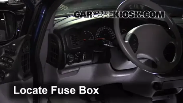 2000 Plymouth Voyager 3.3L V6 Fuse (Interior) Check